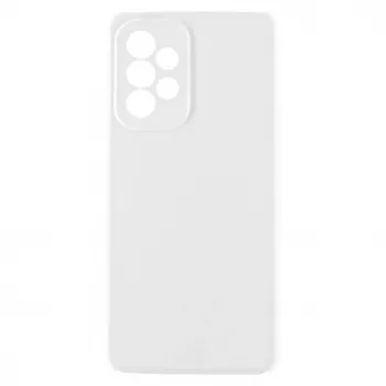Evelatus Samsung Galaxy A73 5G Funda de silicona Premium Soft Touch Blanco
