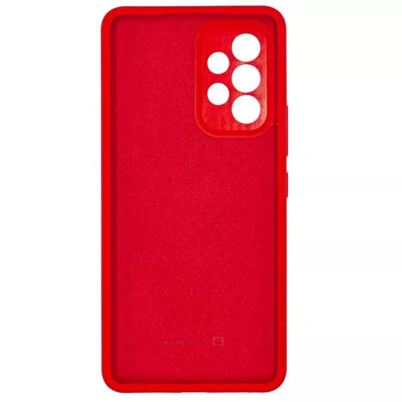 Evelatus Samsung Galaxy A73 5G Funda de silicona Premium Soft Touch Rojo chino