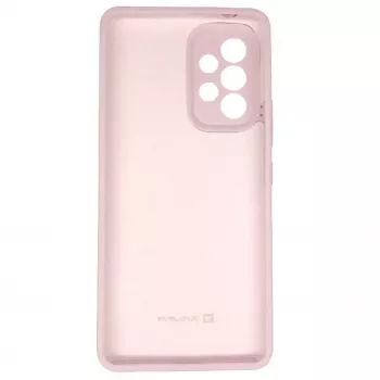 Evelatus Samsung Galaxy A73 5G Funda de silicona Premium Soft Touch Rosa arena