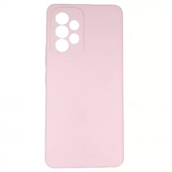 Evelatus Samsung Galaxy A73 5G Funda de silicona Premium Soft Touch Rosa arena