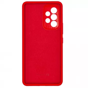 Evelatus Samsung Galaxy A53 5G Funda de silicona Premium Soft Touch Rojo chino
