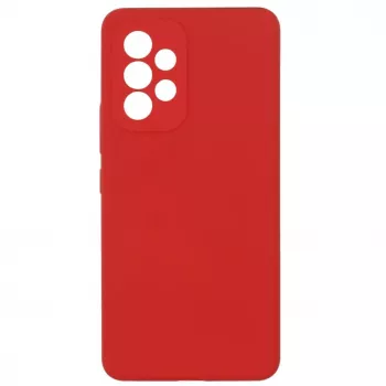 Evelatus Samsung Galaxy A53 5G Funda de silicona Premium Soft Touch Rojo chino