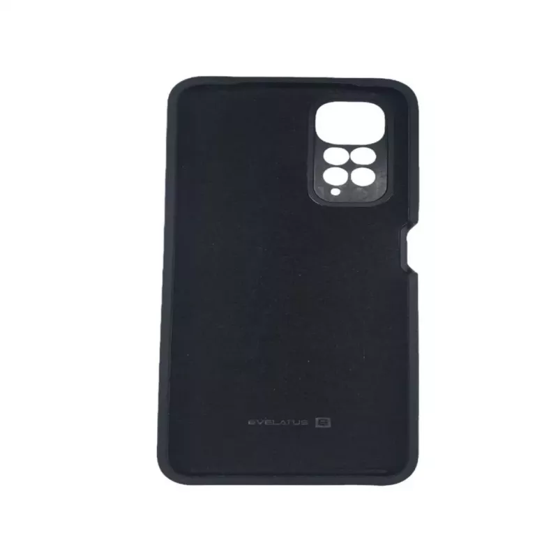 Evelatus Xiaomi Redmi Note 11/11S Funda de silicona Premium Soft Touch Negro