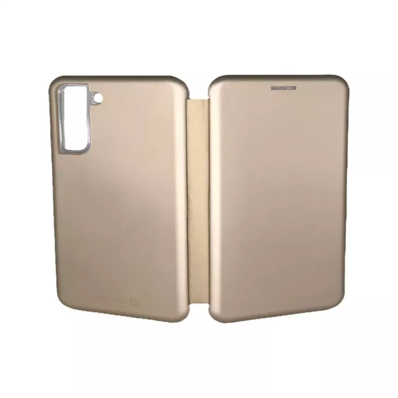 Evelatus Samsung Galaxy S21 FE Funda tipo libro Oro