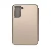 Evelatus Samsung Galaxy S21 FE Funda tipo libro Oro