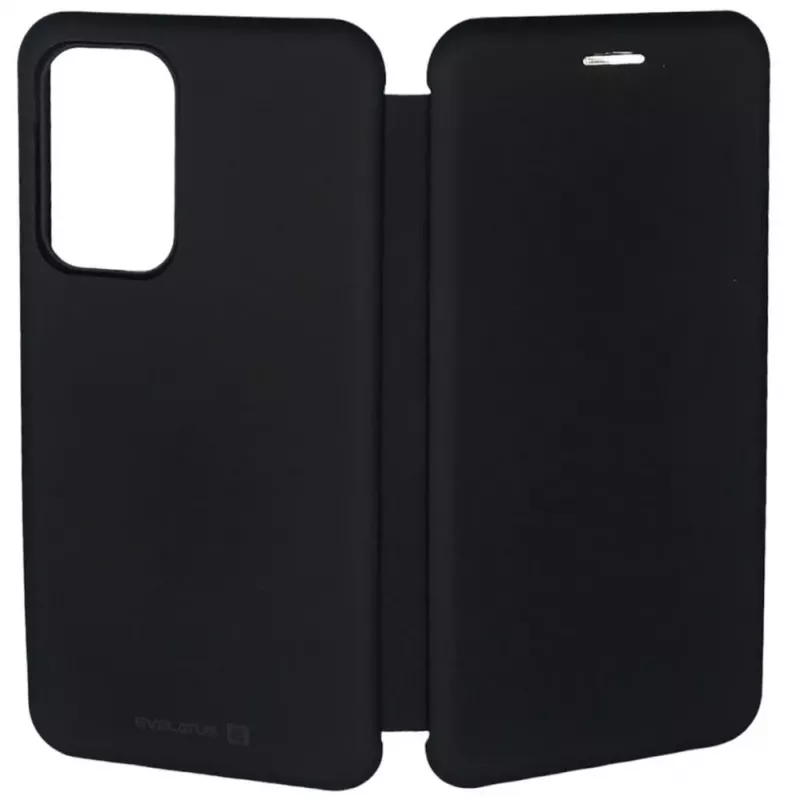 Evelatus Samsung Galaxy A73 5G Funda tipo libro Negro