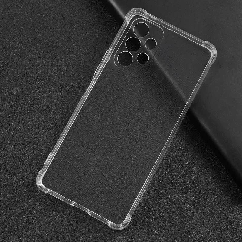 Evelatus Funda de silicona antichoque Military para Samsung Galaxy A13 4G LTE TPU transparente