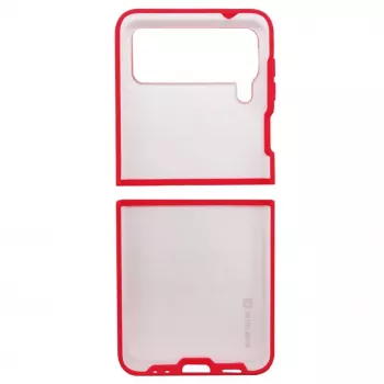 Evelatus Funda acrílica mate para Samsung Galaxy Z Flip 3 roja