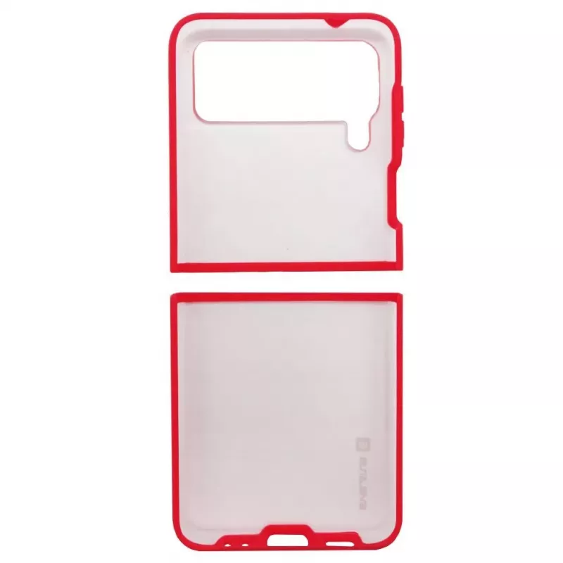 Evelatus Funda acrílica mate para Samsung Galaxy Z Flip 3 roja
