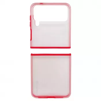 Evelatus Funda acrílica mate para Samsung Galaxy Z Flip 3 roja