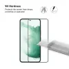 Evelatus Samsung Galaxy S22 protector de pantalla de cristal Full Cover 2.5D con pegamento japonés antiestático