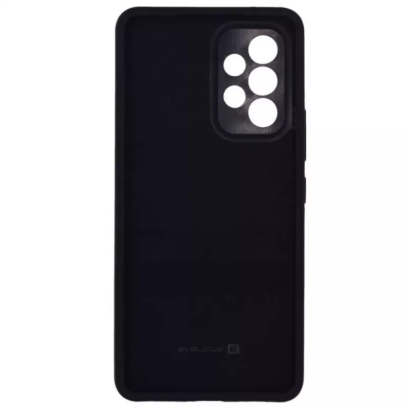 Evelatus Funda de silicona Premium Soft Touch para Samsung Galaxy A52/A52 5G/A52s negra