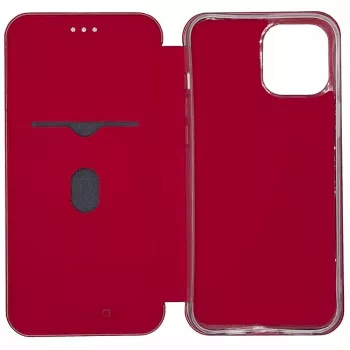 Evelatus Funda tipo libro para Apple iPhone 12 Pro Max roja