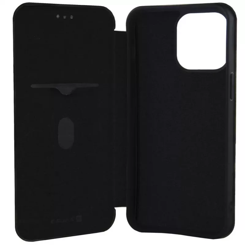Evelatus Funda tipo libro para Apple iPhone 13 Pro negra