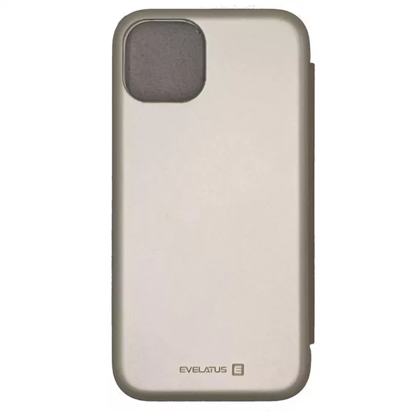 Evelatus Funda tipo libro para Apple iPhone 13 Pro dorada