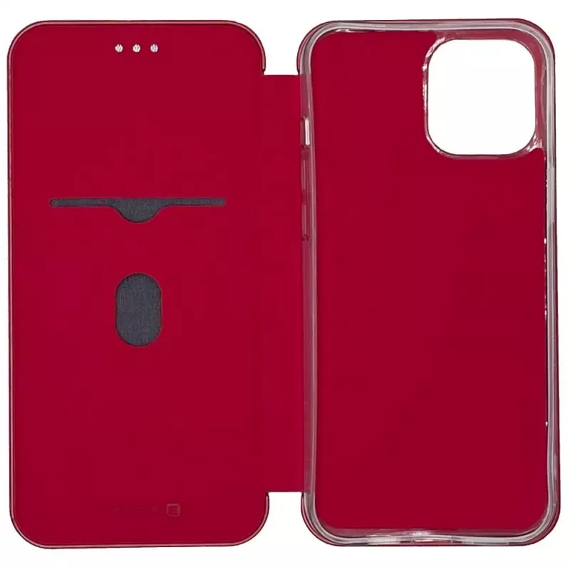 Evelatus Funda tipo libro para Apple iPhone 13 Pro roja