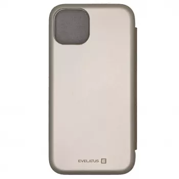 Evelatus Funda tipo libro para Apple iPhone 13 dorada