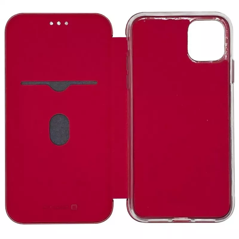 Evelatus Funda tipo libro para Apple iPhone 13 roja