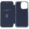 Evelatus Funda tipo libro para Apple iPhone 13 Pro Max azul oscuro