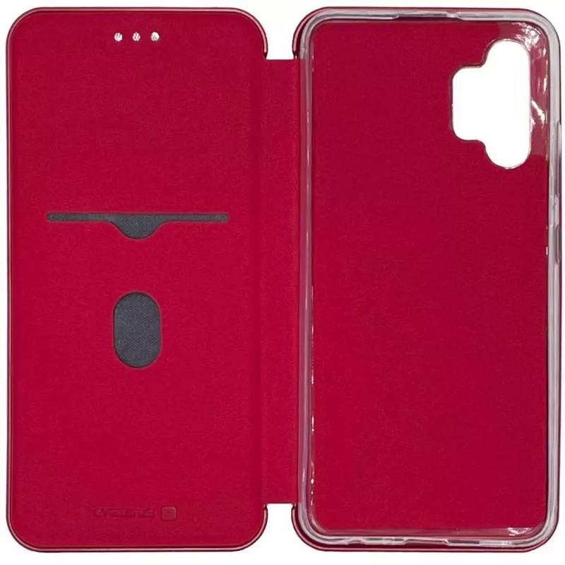 Evelatus Funda tipo libro para Samsung Galaxy A32 roja