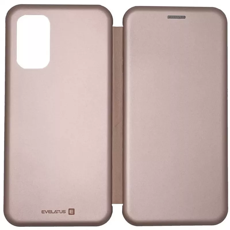Evelatus Funda tipo libro para Samsung Galaxy A13 4G LTE - Oro rosa