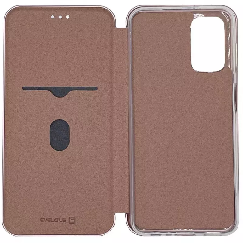 Evelatus Funda tipo libro para Samsung Galaxy A13 4G LTE - Oro rosa