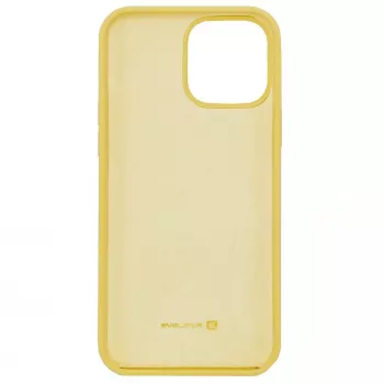 Evelatus Funda de silicona Premium Soft Touch para Apple iPhone 12 Pro Max - Amarillo