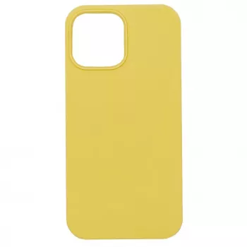 Evelatus Funda de silicona Premium Soft Touch para Apple iPhone 12 Pro Max - Amarillo
