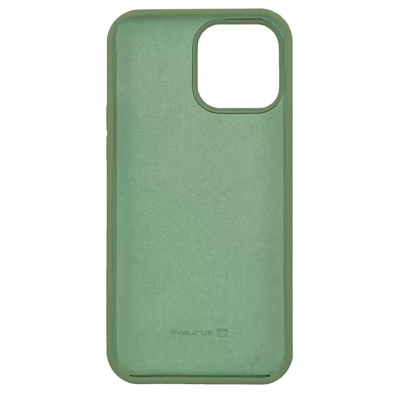 Evelatus Funda de silicona Premium Soft Touch para Apple iPhone 12 Pro Max - Menta