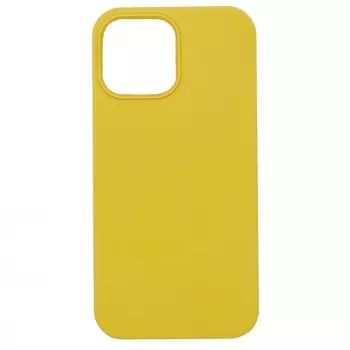 Evelatus Funda de silicona Premium Soft Touch para Apple iPhone 13 Pro Max - Amarillo