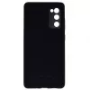 Evelatus Funda de silicona Premium Soft Touch para Samsung Galaxy S20 FE / S20 FE 5G - Negro