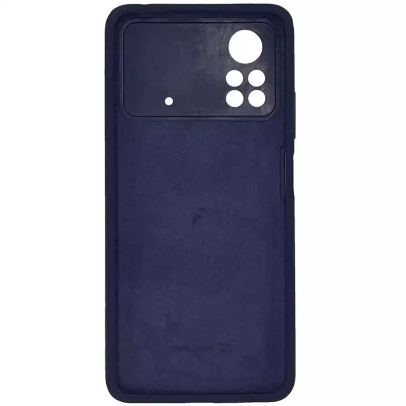 Evelatus Funda de silicona Premium Soft Touch para Xiaomi Poco X4 Pro 5G - Azul