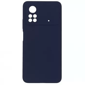 Evelatus Funda de silicona Premium Soft Touch para Xiaomi Poco X4 Pro 5G - Azul
