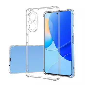 Evelatus Funda de silicona militar antichoque TPU para Huawei Nova 9 SE - Transparente
