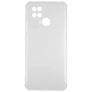 Evelatus Funda de silicona militar antichoque TPU para Xiaomi Redmi 10C / C40 - Transparente