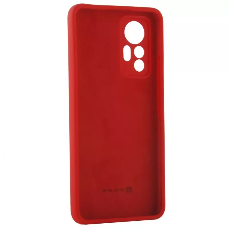 Evelatus Funda de silicona Nano Soft Touch TPU para Xiaomi 12/12X - Rojo
