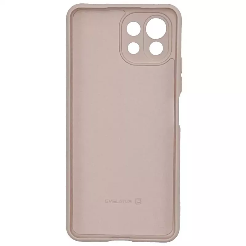 Evelatus Funda de silicona Nano Soft Touch TPU para Xiaomi Mi 11 Lite / 11 Lite 5G / 11 Lite 5G NE - Beige
