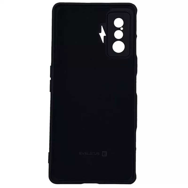Evelatus Funda de silicona Nano Soft Touch TPU para Xiaomi Poco F4 GT - Negro