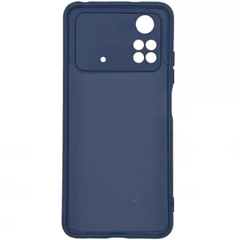 Evelatus Funda de silicona Nano Soft Touch TPU para Xiaomi Poco X4 Pro 5G - Azul