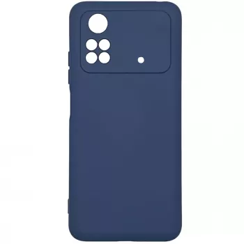Evelatus Funda de silicona Nano Soft Touch TPU para Xiaomi Poco X4 Pro 5G - Azul
