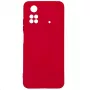 Evelatus Funda de silicona Nano Soft Touch TPU para Xiaomi Poco X4 Pro 5G - Rojo