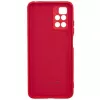 Evelatus Xiaomi Poco M4 Pro 5G Funda de silicona Nano Soft Touch TPU Rojo