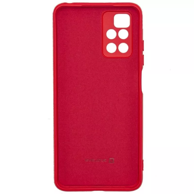 Evelatus Xiaomi Poco M4 Pro 5G Funda de silicona Nano Soft Touch TPU Rojo