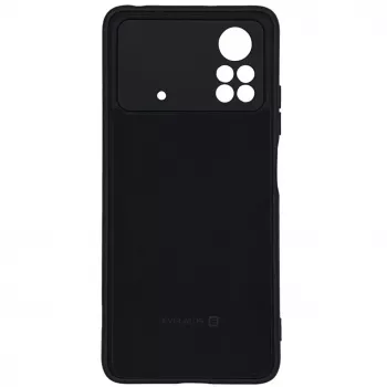 Evelatus Xiaomi Poco M4 Pro Funda de silicona Nano Soft Touch TPU Negro