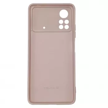 Evelatus Xiaomi Poco M4 Pro Funda de silicona Nano Soft Touch TPU Beige