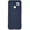 Evelatus Xiaomi Redmi 10C / C40 Funda de silicona Nano Soft Touch TPU Azul