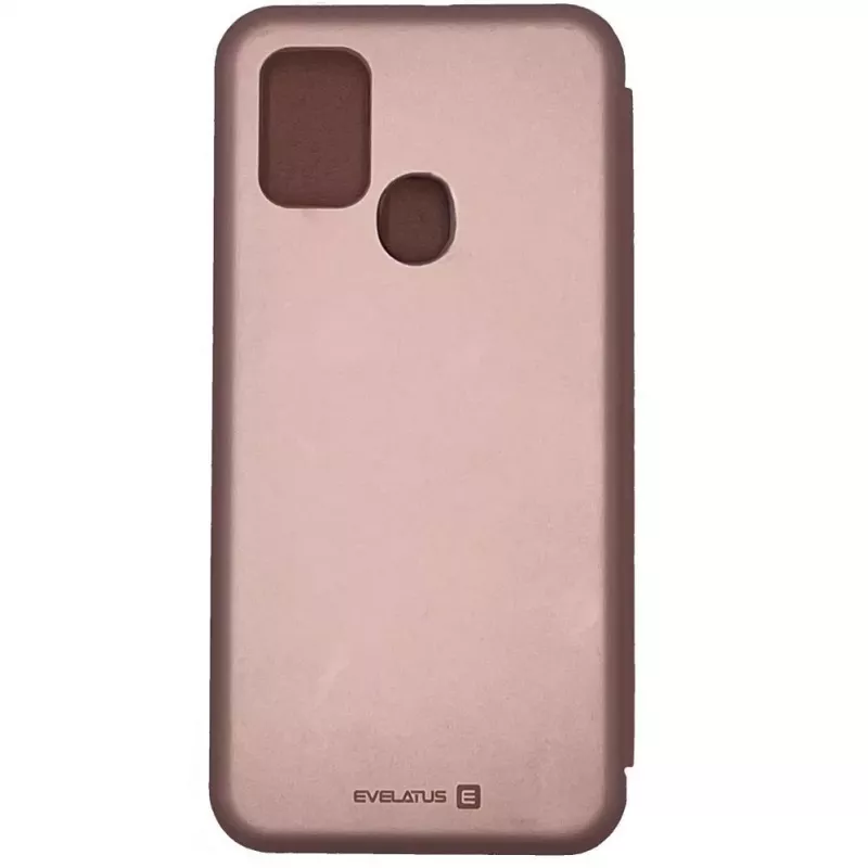 Evelatus Samsung Galaxy A21s Funda tipo libro Oro rosa