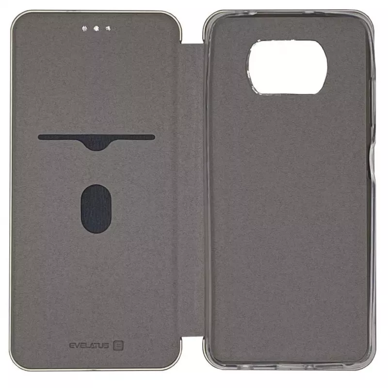Evelatus Xiaomi Poco X3/X3 NFC/X3 Pro Funda tipo libro Oro