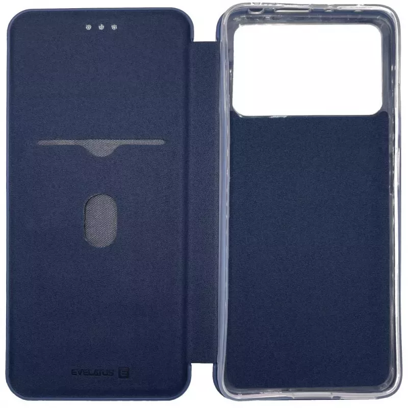 Evelatus Xiaomi Poco X4 Pro 5G Funda tipo libro Azul oscuro