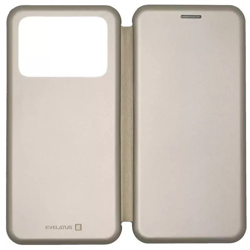 Evelatus Xiaomi Poco X4 Pro 5G Funda tipo libro Oro